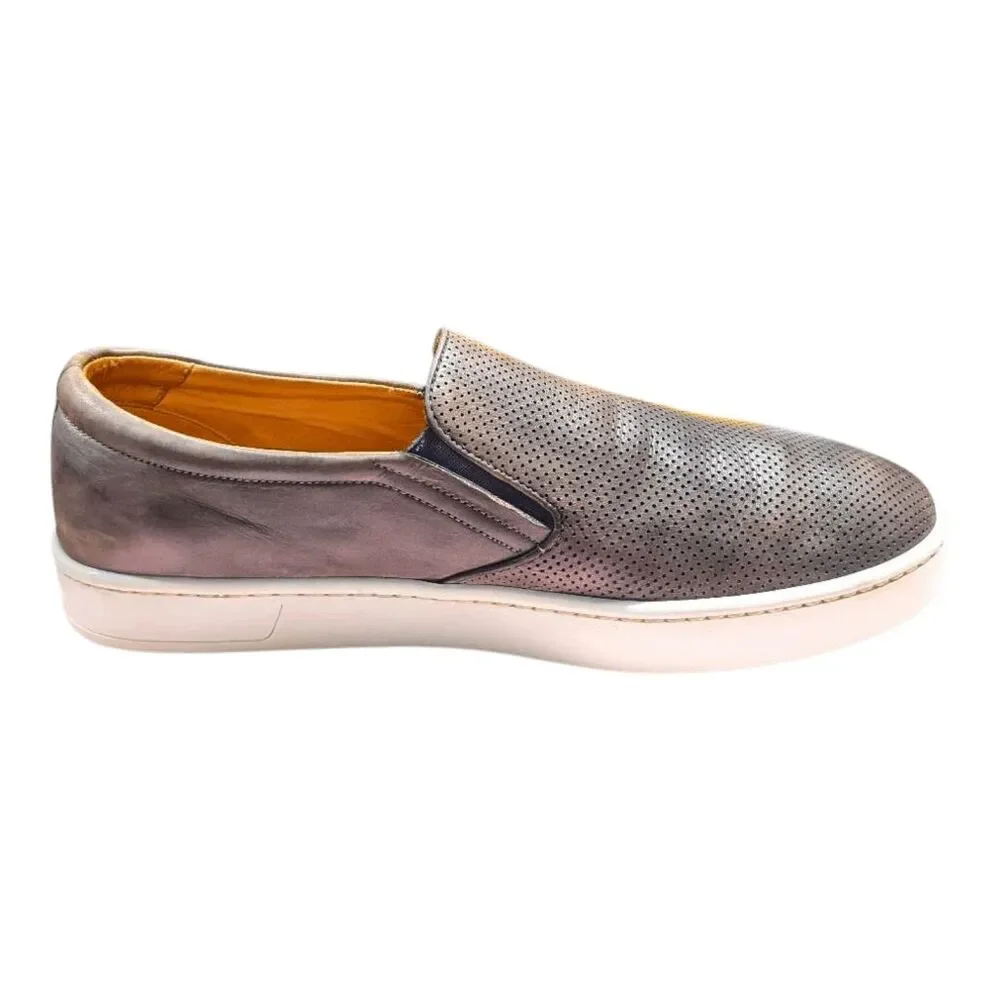 MAGNANNI Turo Lo 'Grey' Slip On Sneakers Size 12